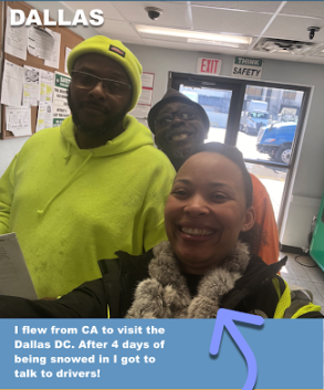 Field visit to Texas distribution center